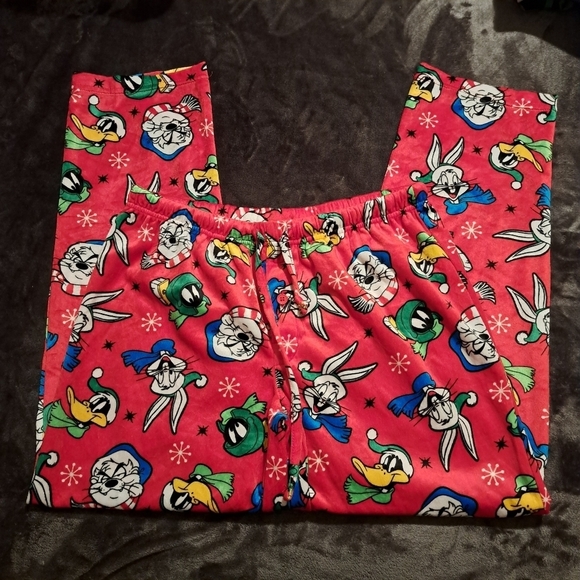Looney Tunes boy's size XL Holiday pajama pants - Picture 2 of 4